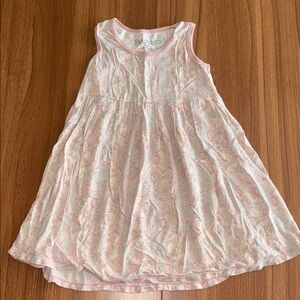 Beetaroo Pink and White Kids Dress